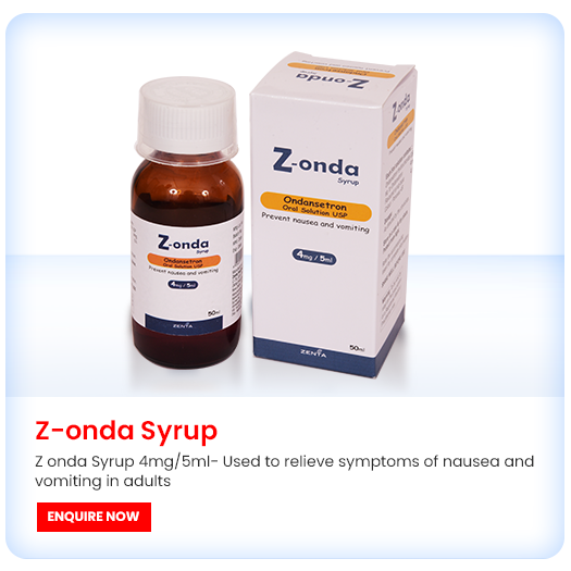 Z-Onda Syrup 4mg/5ml